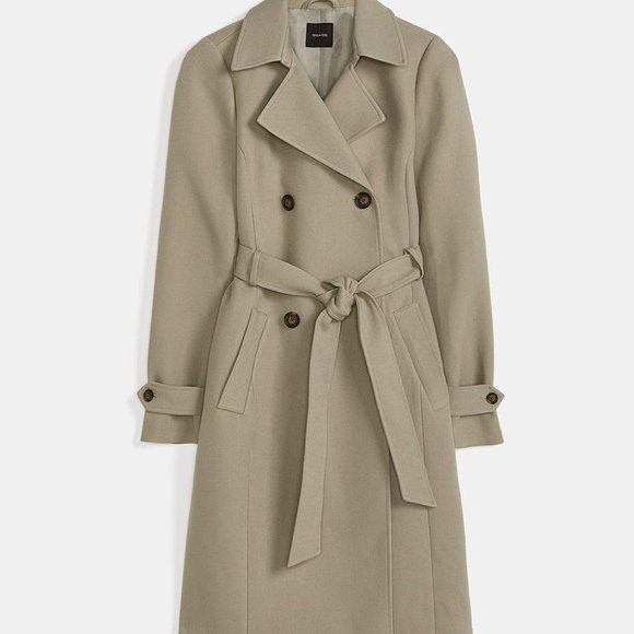 Brand New - RW&Co Double Breasted Trench Coat, Medium - Picture 3 of 4